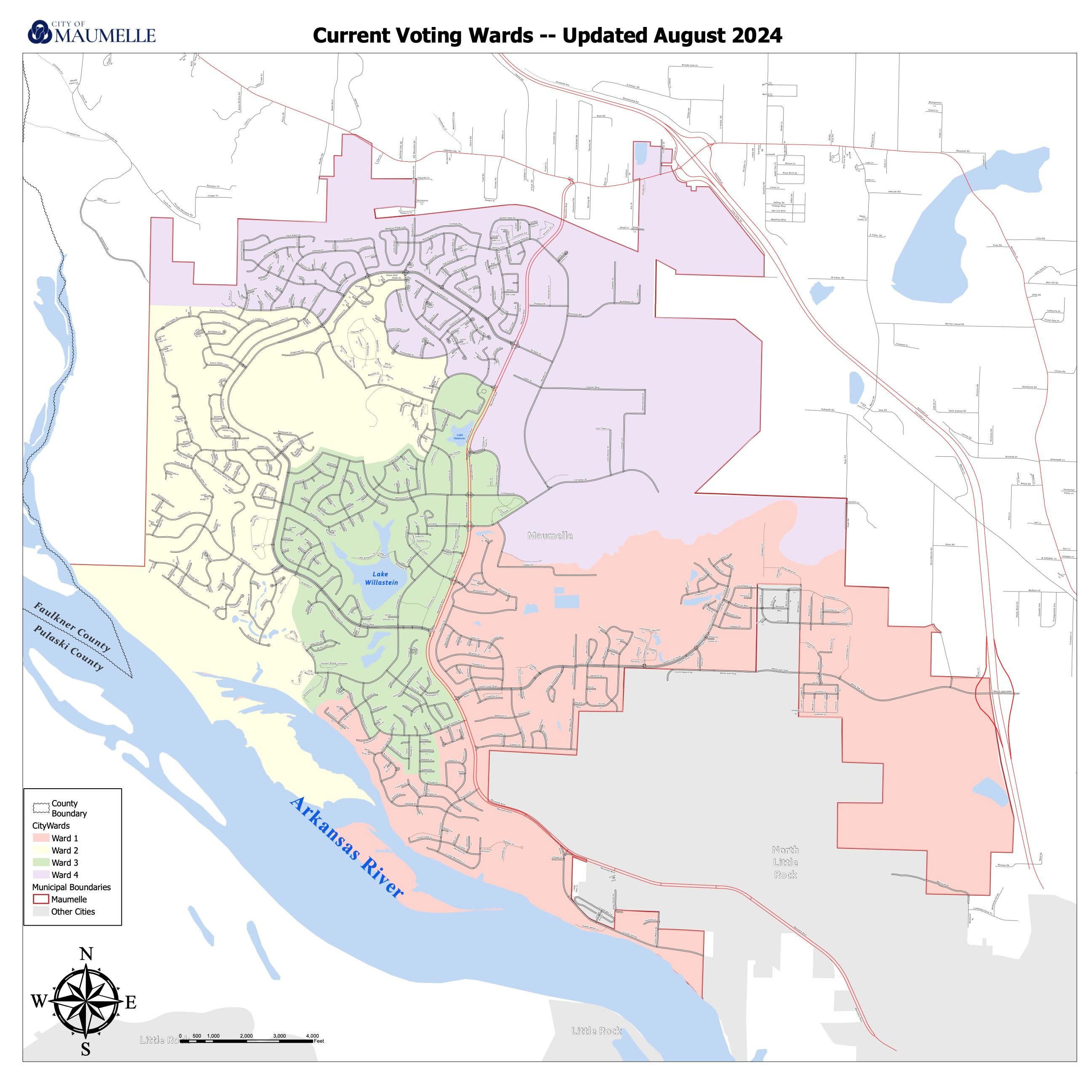 Current City Ward map